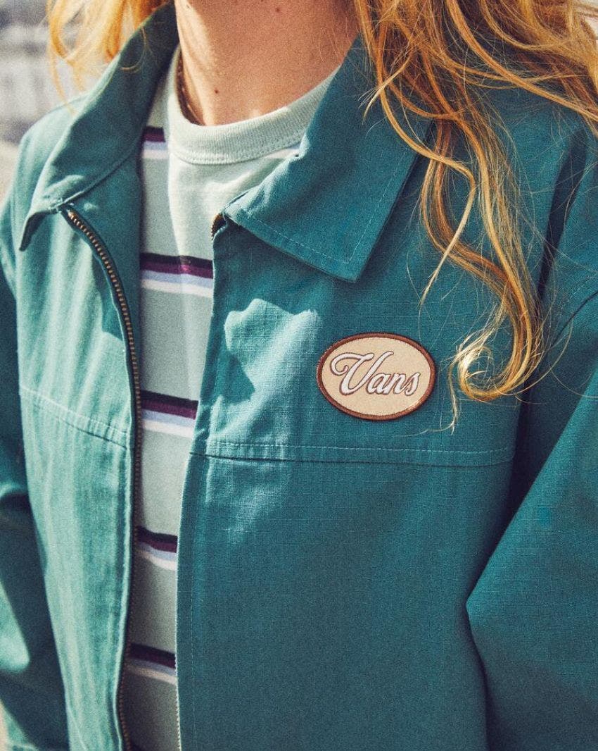 Vans cropped jacket discount