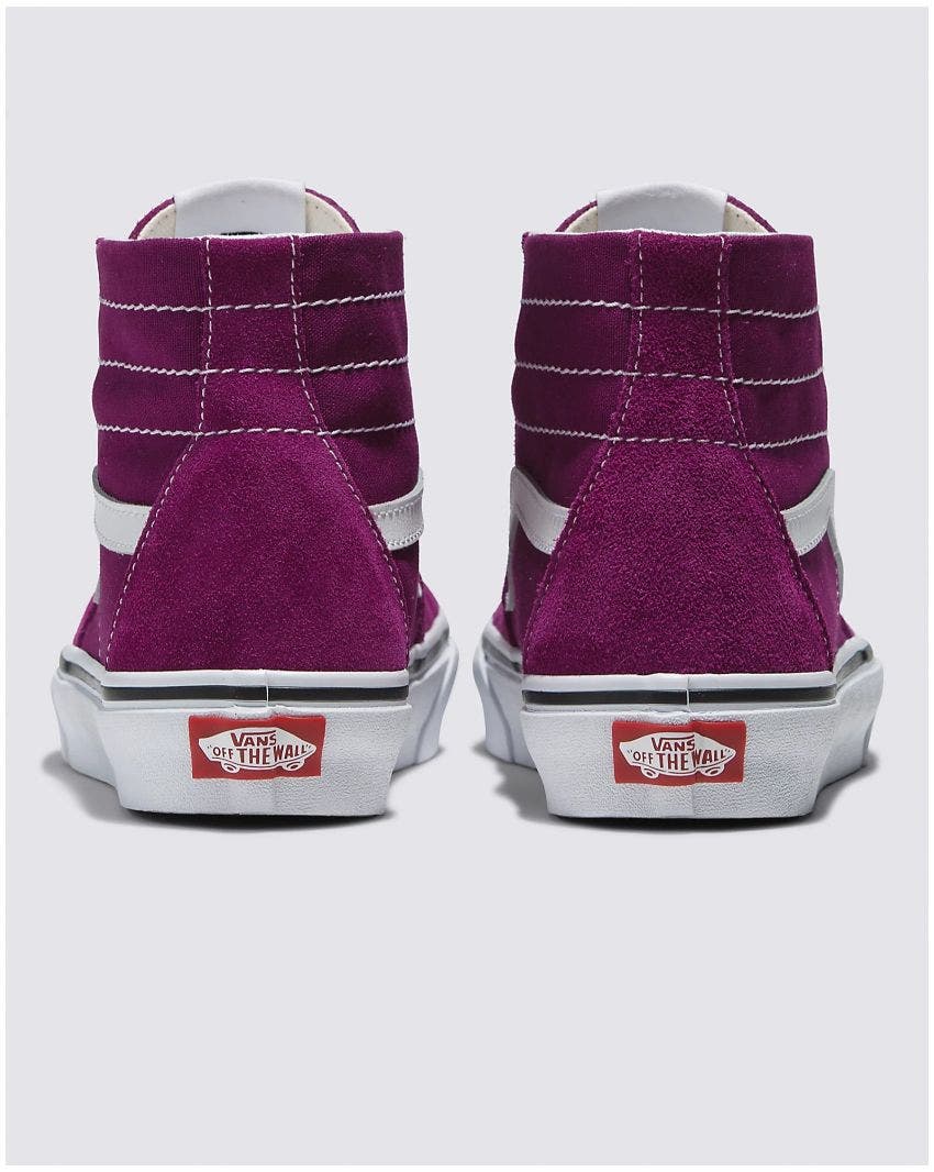 Dark purple high top vans on sale